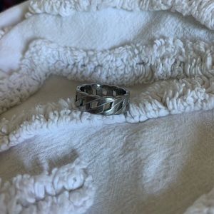 Silver non tarnish ring